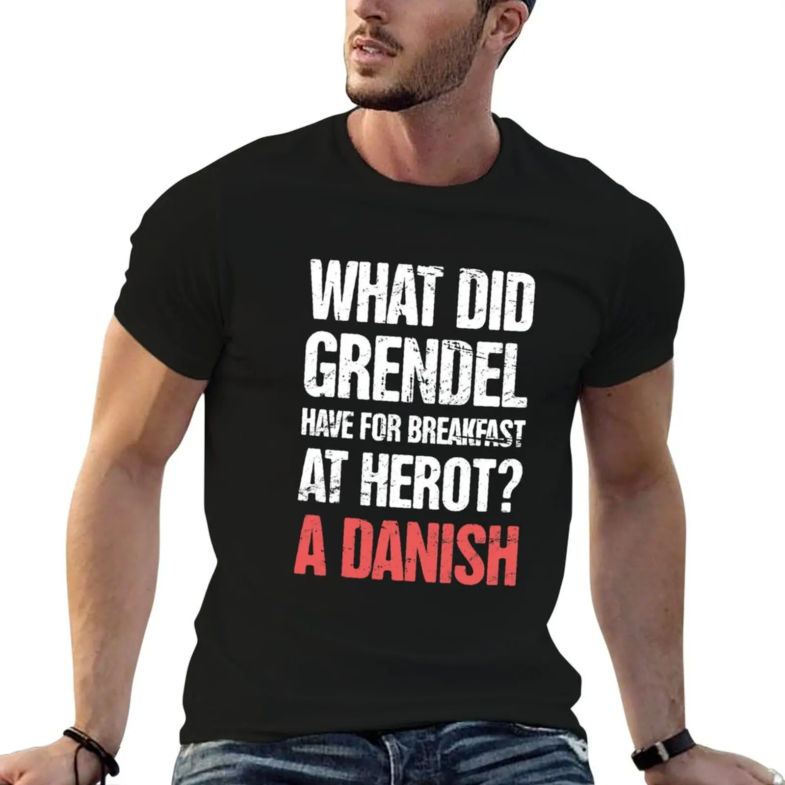 

man t Anglo shirts cotton t funny Grendel designer Beowulf & shirt T-Shirt Saxon