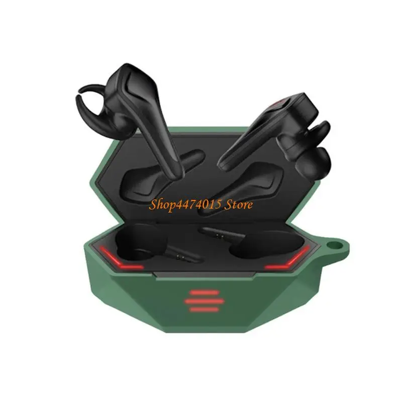 K1AAシリコーン保護カバーヌビアレッドマジックTWSゲームイヤフォのケース用イヤホン