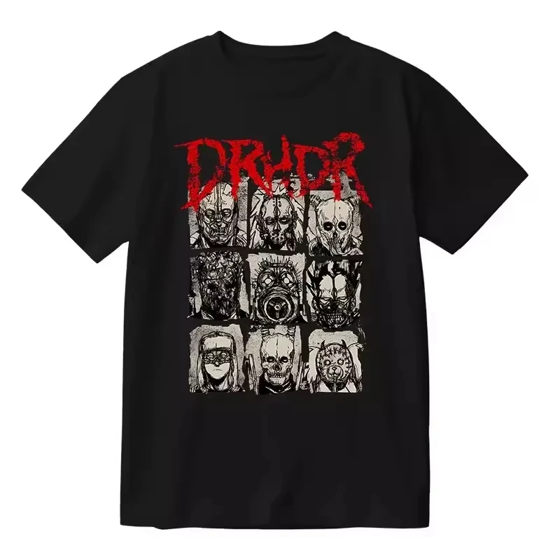 Camiseta Masculina de Verão Estilo Anime Bidimensional com Desenho de Inseto Faminto Dorohedoro - Tendência e Conforto