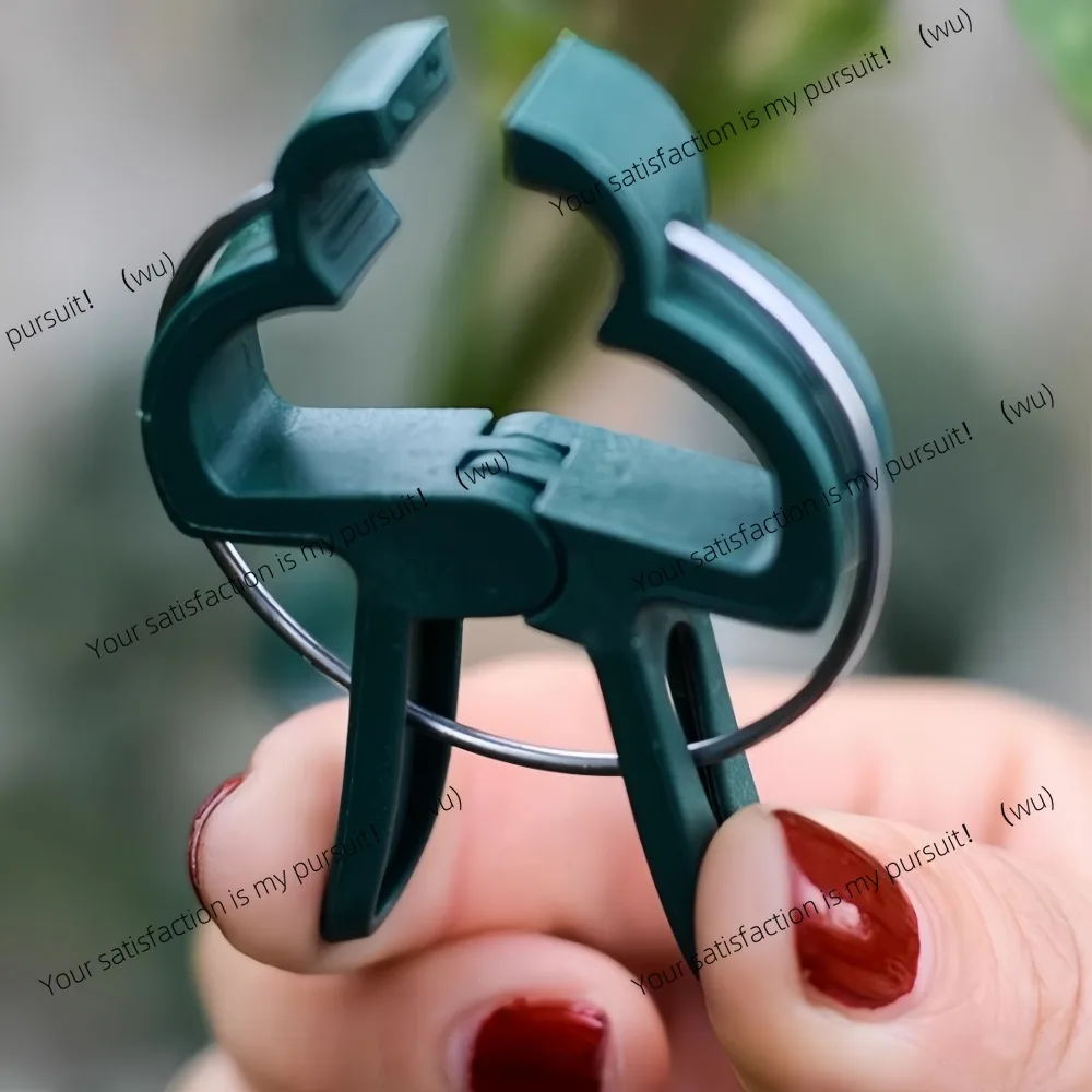 10pcs Plant Fixing Clip Reusable Plastic Clip for Green Landscaping Climbing Plants Tomato Stands Grape Vines Plant Support Tool