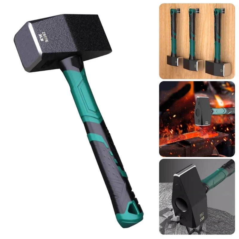 

2lb/2.5lb/3lb Heavy Duty Hammer with Shockproof Grip Heavy Duty Hammer Hand Tool Household Use Accessories KXRE