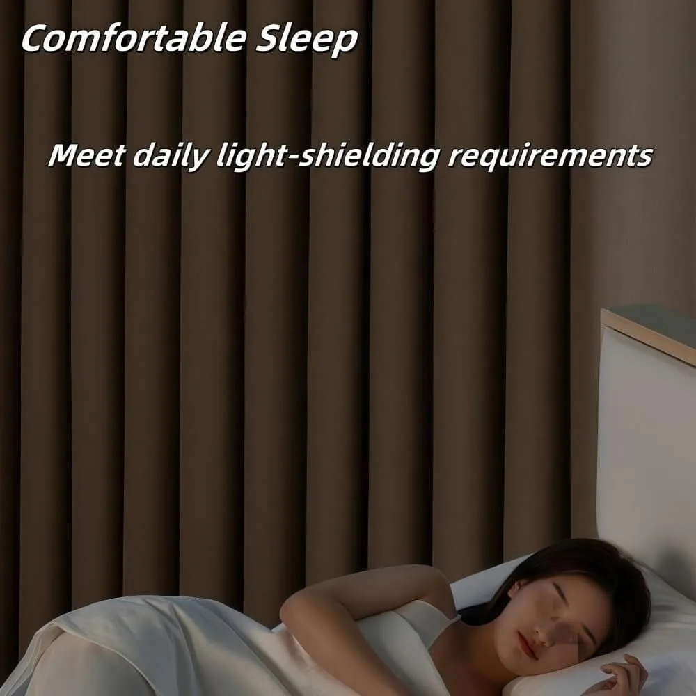 Tende oscuranti con isolamento termico con ganci, confezione da 2 tende a pieghe pizzico, pannelli stile vintage per camere da letto e soggiorni