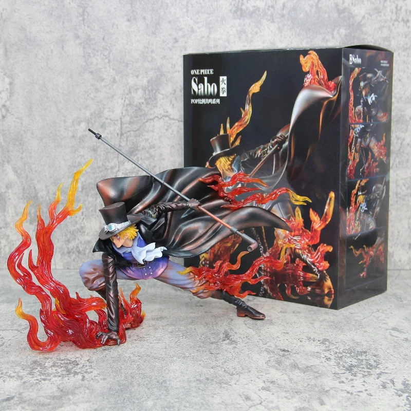 

New 22cm Sabo Fire Fist Iu Resonance Series Gk Statue Anime Figure Collectible Model Desktop Decoration Gift Fans
