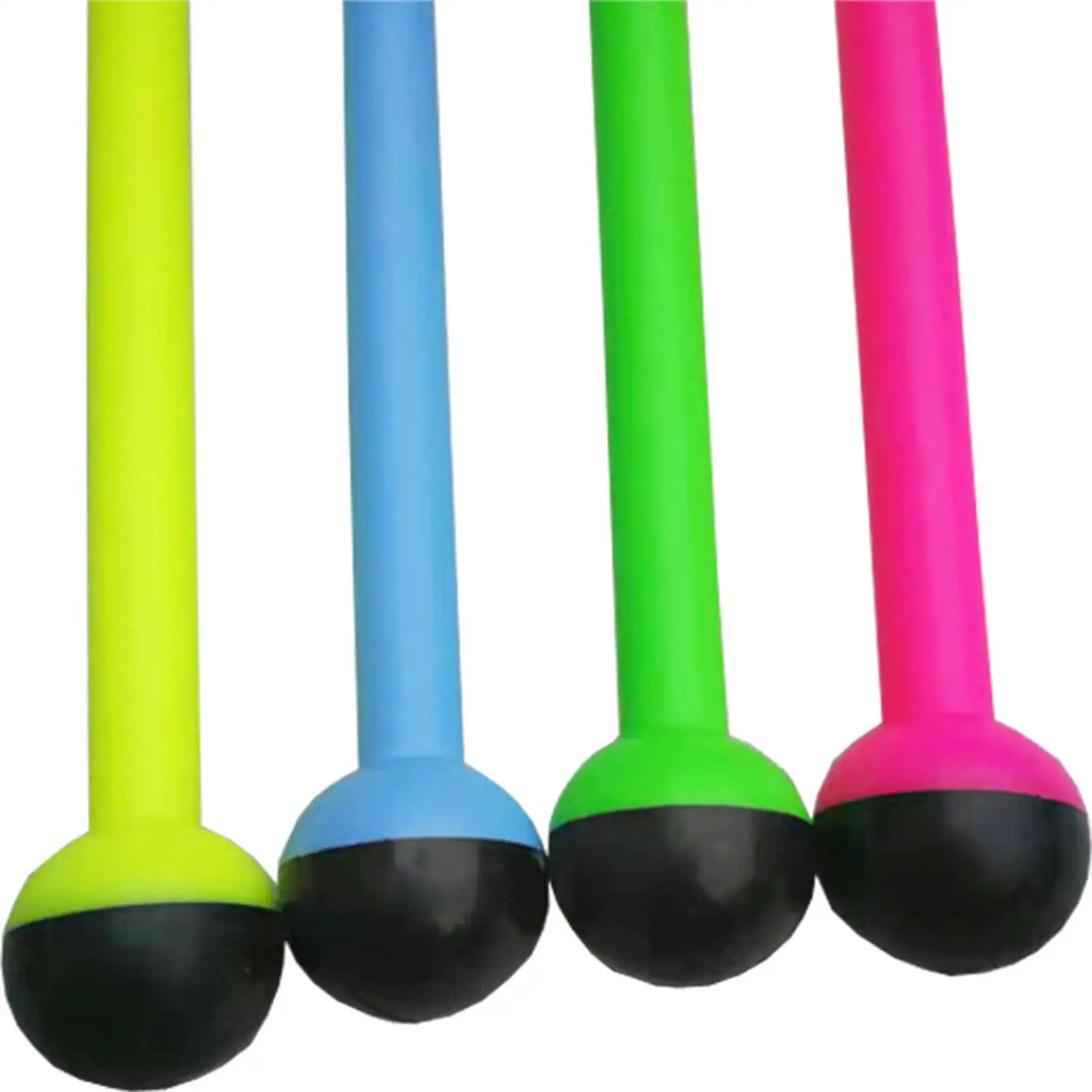 Rhythmic Gymnastics Stick Pro Rubber Dance Implement Compact Training Bar for Home Practice and Travel