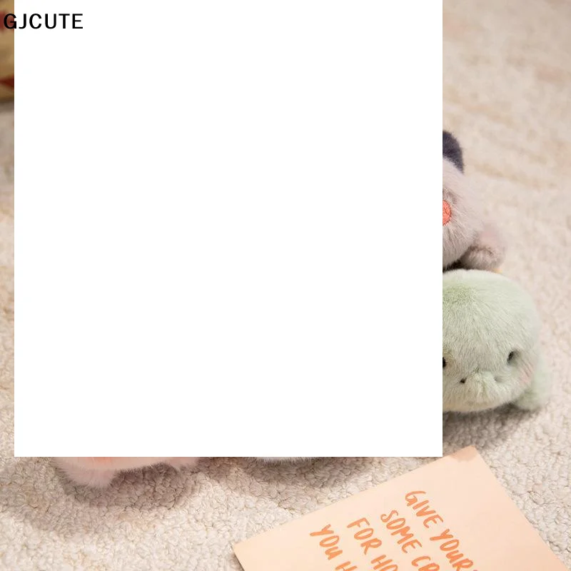 

Cartoon plush toy fridge magnets, fun party style small animal plush toys creative fridge decorations