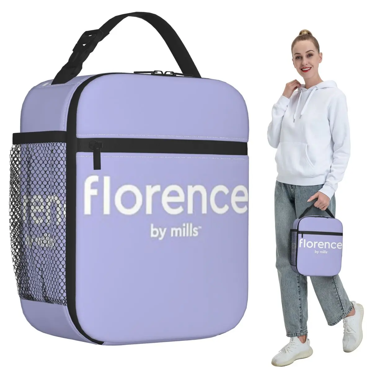 

Термосумка для обедов Florence By Mills Millie Bobby Brown для женщин, офисная термосумка-холодильник для еды, контейнер для ланчей