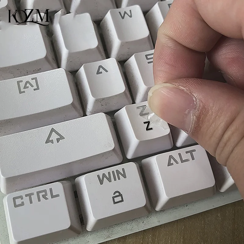 

Отрывная пленка для языка английского алфавита, наклейка на клавиатуру, наклейка на ключ для настольного ноутбука, одна пленка, универсальная боковая гравировка, наклейка