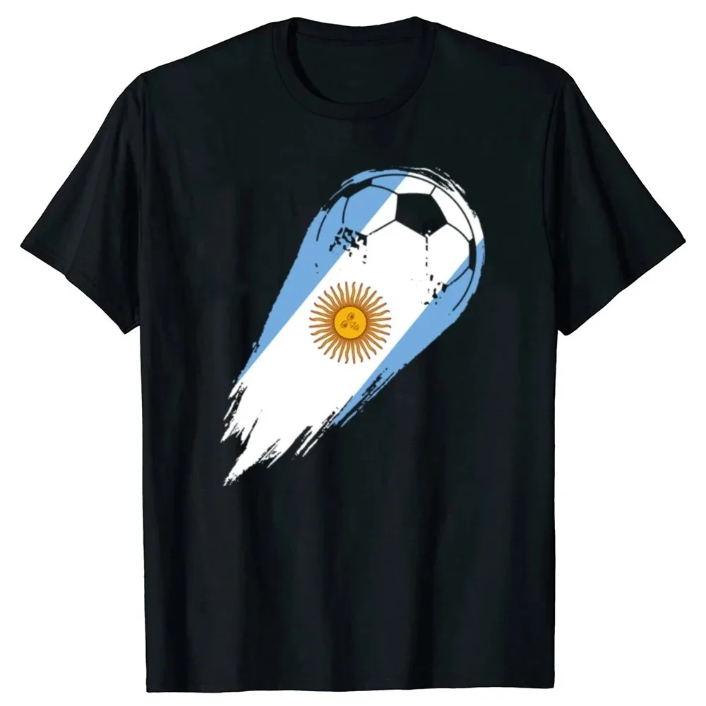 Argentina Culture Themed Graphic T-Shirt Casual Daily Short Sleeve Tee   Women Clothing