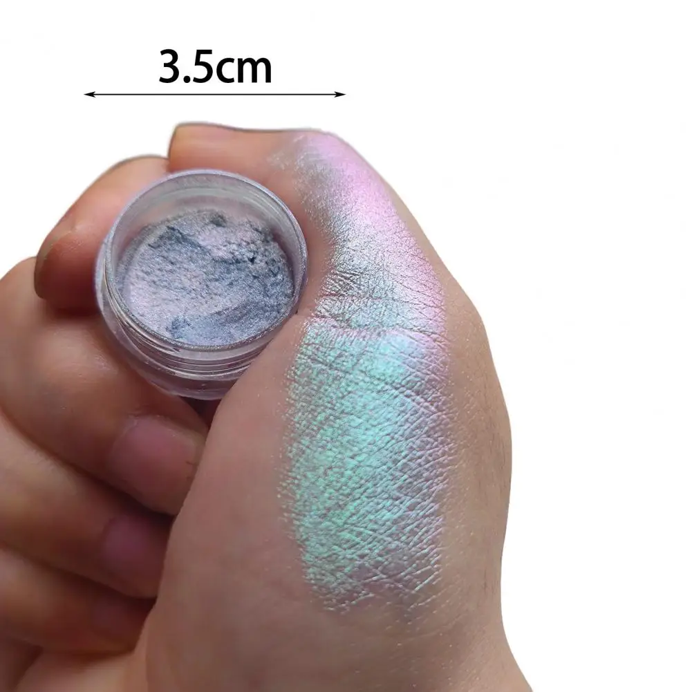 1g Makeup Eyeshadow Powder Portable Cosmetic Eyeshadow Powder Metallic Safe Professional Shining Eye Shadow for Party