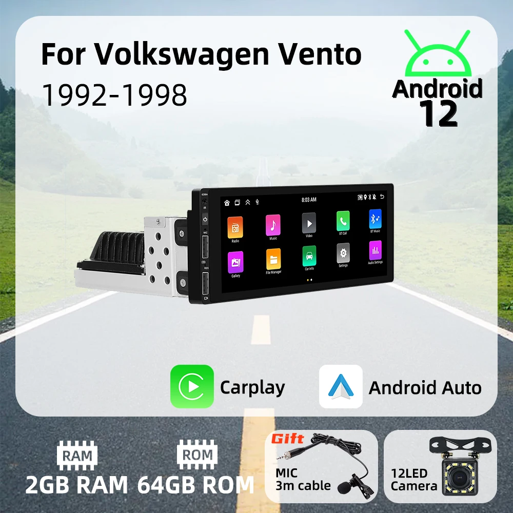 6.86" 1 Din Android… - image