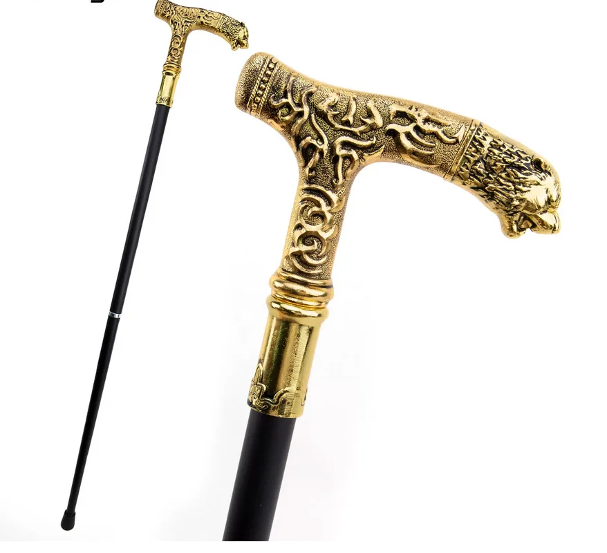 canne-et-baton-de-marche-3d-en-forme-de-tigre-dore-design-metallique-audacieux-et-elegant-pour-les-gentlemen-creatifs