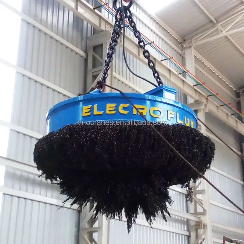 3 Ton 3000kg Electromagnet Lift Excavator Lifting Magnet for Steel Scrap Metal Handling Powerful Industrial Crane Magnet