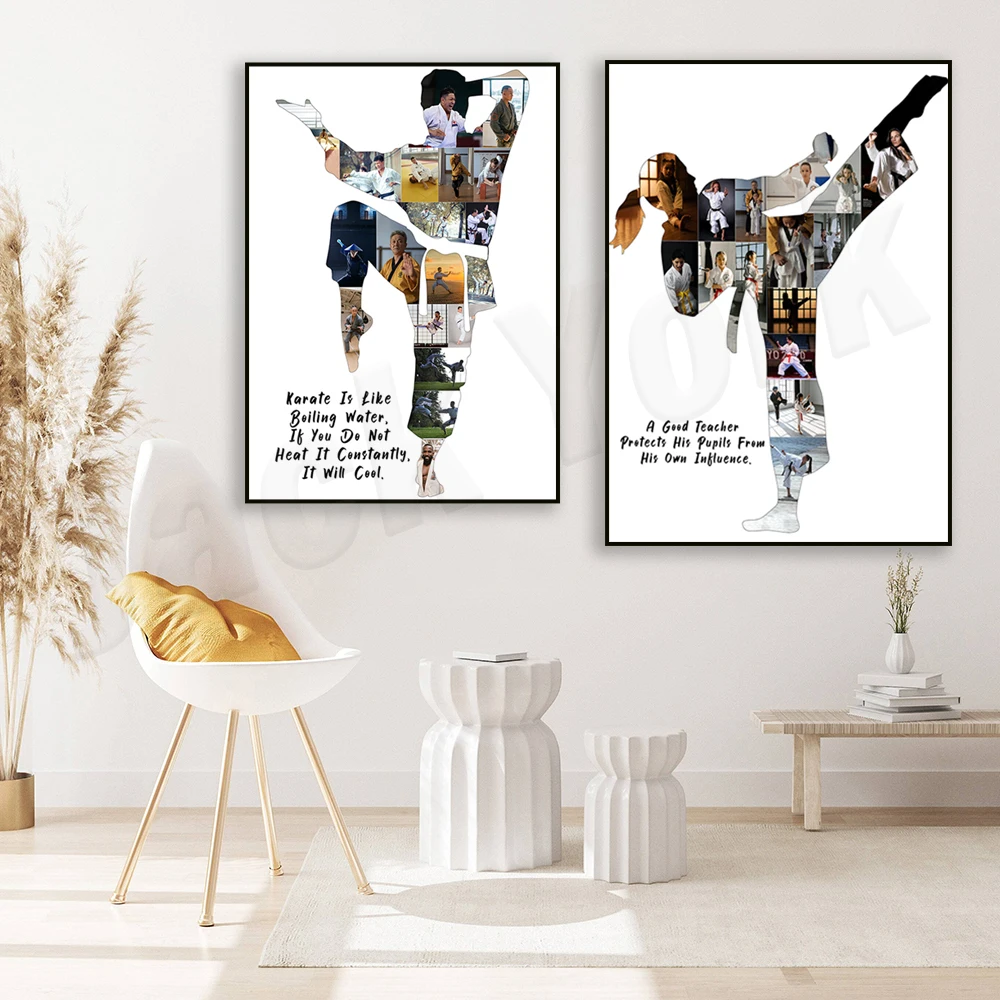 Karate Prints, Jiu Jitsu Art, Taekwondo Gifts, Karate Photography, Fighting Dojo Wall Decor, Martial Arts Posters for Home Use