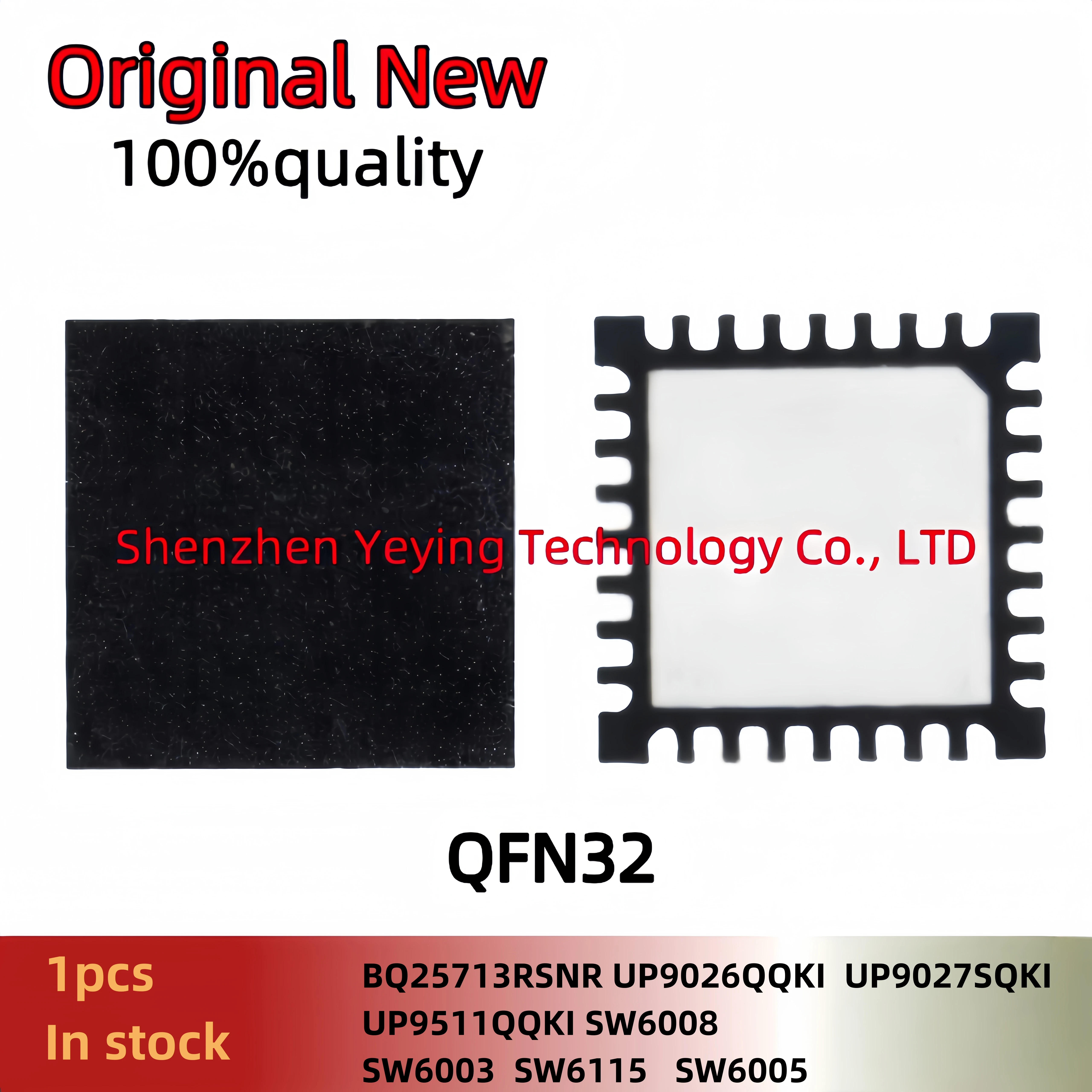 (1 pieza) Sw6008 Sw6003 Sw6115 Sw6005 Bq25713Rsnr Bq25713 Up9026Qqki Up9026Q Up9027Sqki Up9027S Up9511Qqki Up9511Q Qfn32