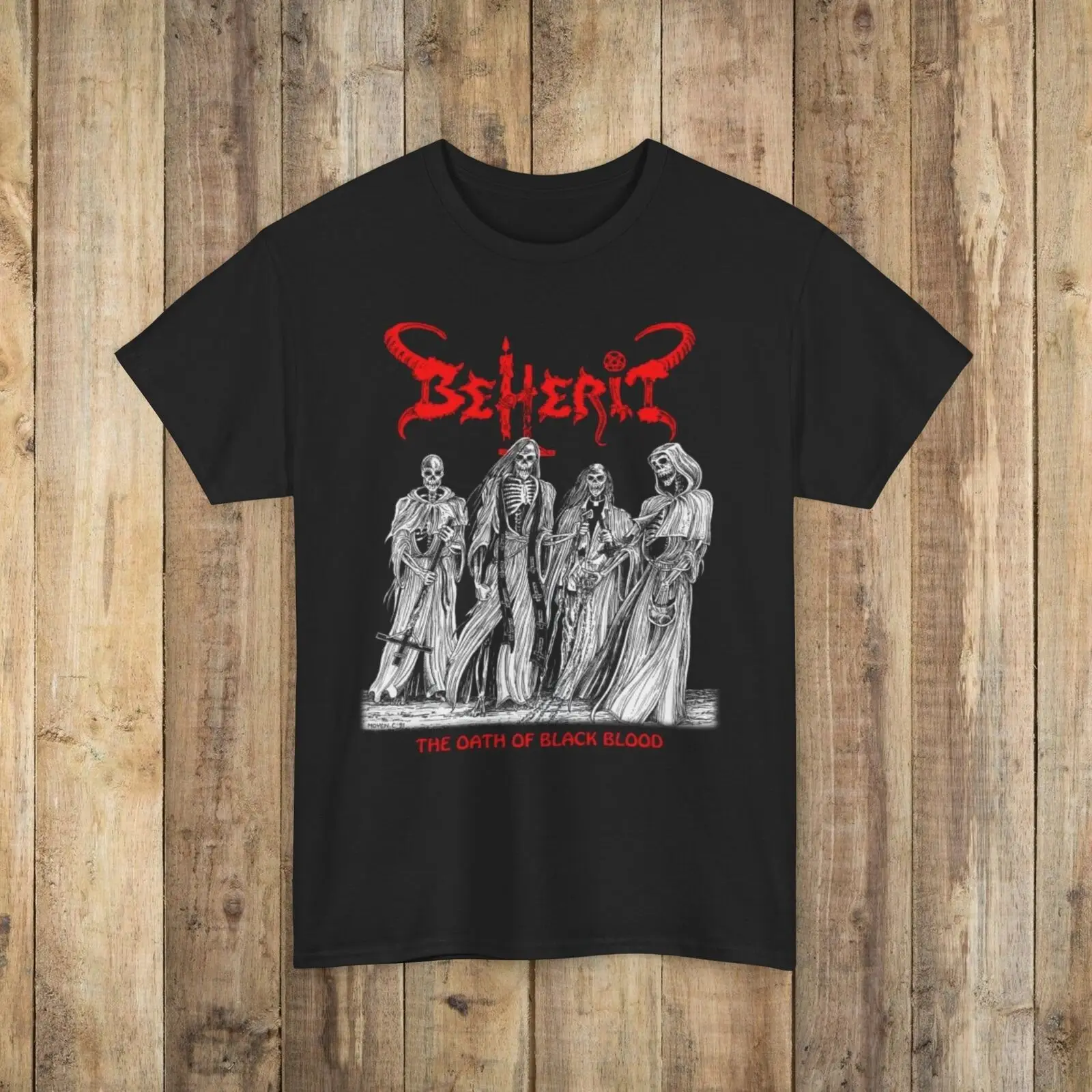 Beherit Oath Of Black Blood Finland Metal T Shirt