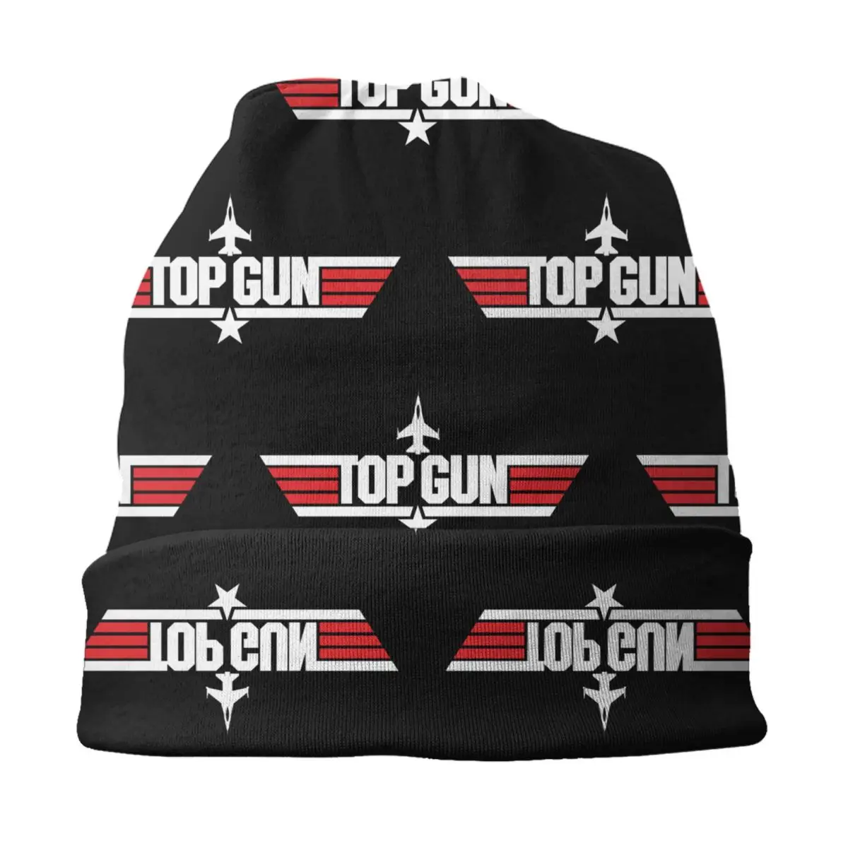 Maverick Film Top Gun Skullies Beanies Caps Men Women Unisex Trend Winter Warm Knit Hat Adult Bonnet Hats