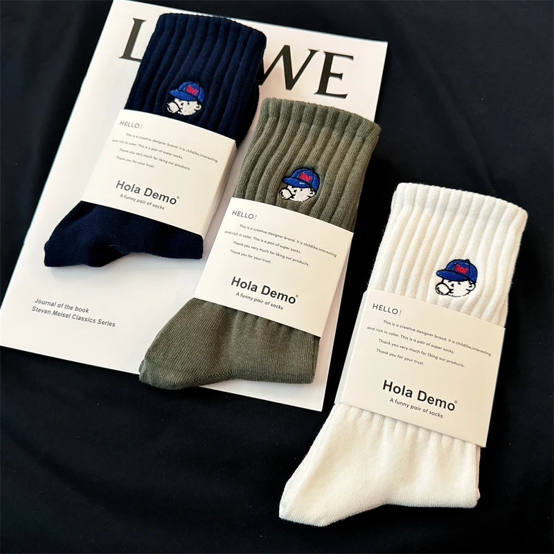 جوارب رياضية قطنية خالصة للرجال تصل إلى منتصف الساق، جوارب كرة السلة للنساء، جوارب عصرية تمتص العرق ومقاومة للروائح الكريهة