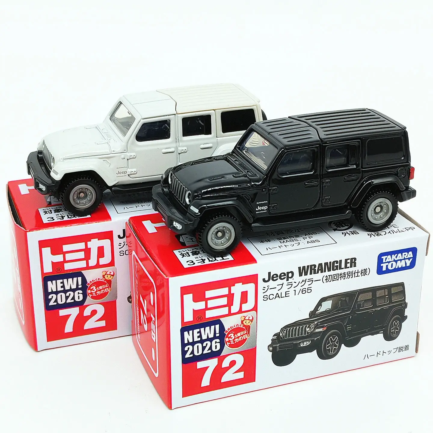 

Металлическая модель автомобиля Takara Tomy Tomica No.72 Jeep Wrangler, игрушка из сплава, литая под давлением, для детей, подарок на Рождество для мальчиков