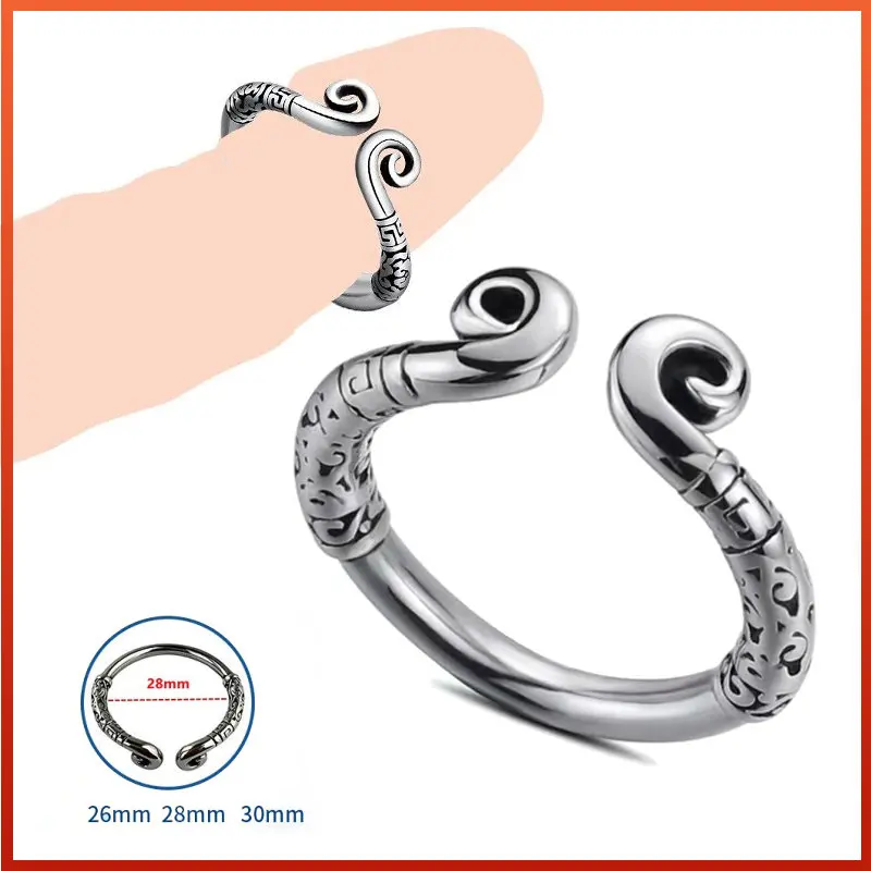 

Stainless Steel Glans Cock Ring with Pressure Joy Ball Penis Ring Delay Ejaculation Erection Penis Enhancer Bondage Dick Ring