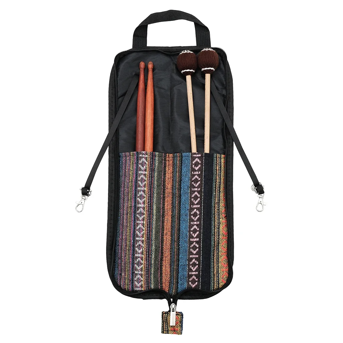 IRIN Drum Stick Tasche Ethnischen Stil Gestreiften Muster Oxford Verdicken Tuch Handtasche Wasserdichte Drumstick Rucksack Percussion Teile – Detail 3