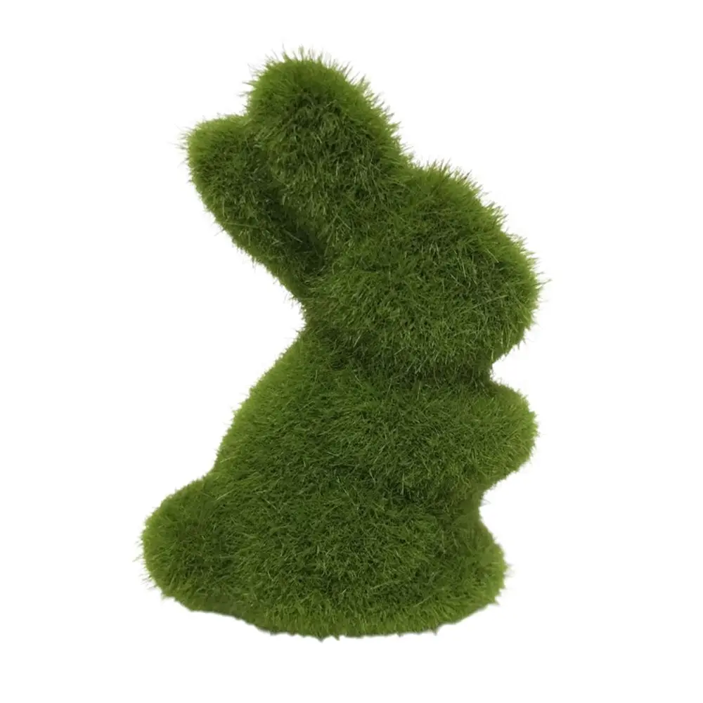 Green Color Grass Rabbit Easter Day Children Gift Small Large Bunny Table Decorations Creative Garden Ornaments