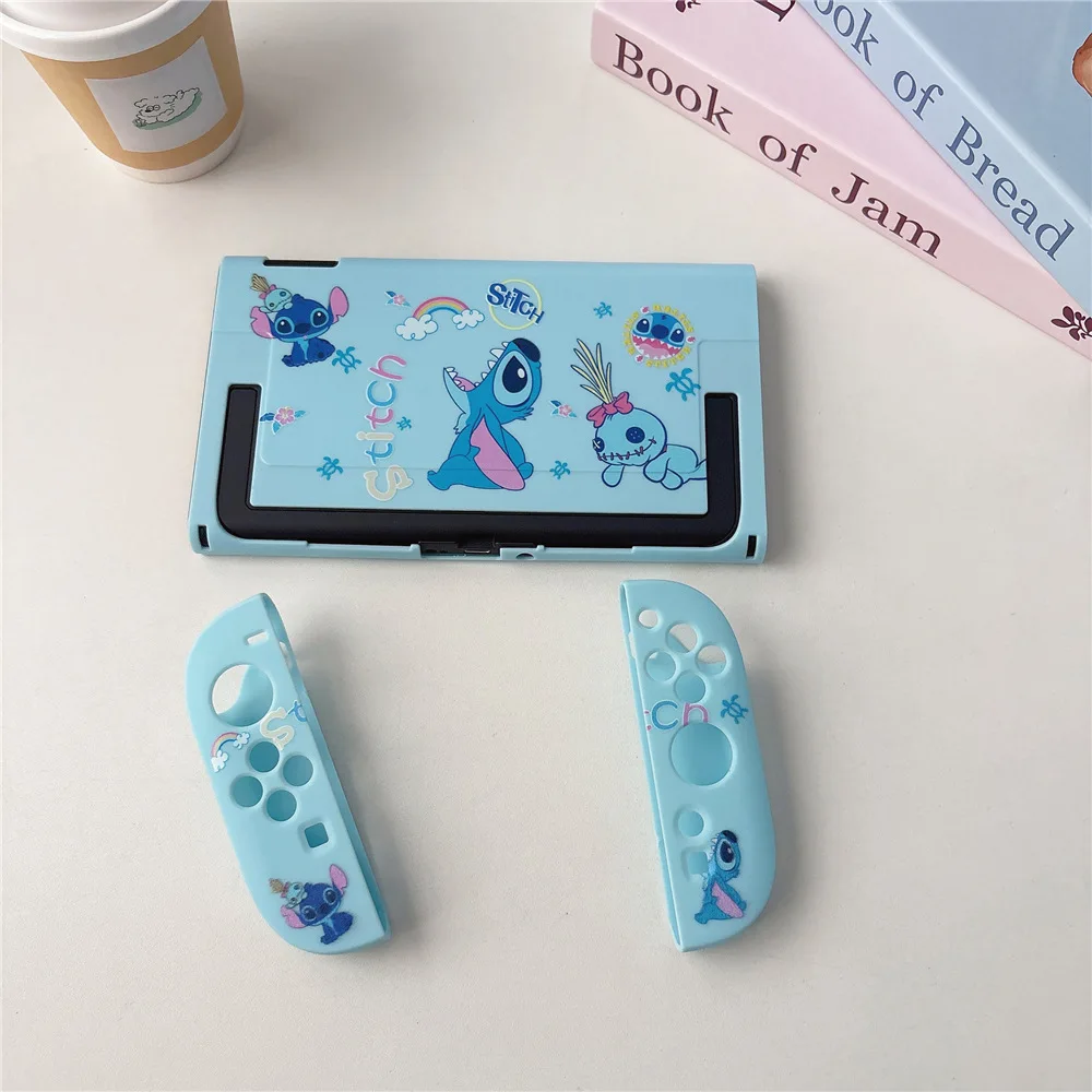 Custodia protettiva per Switch 2 (2025), protezione morbida in TPU Cute Stitch, antigraffio, assorbimento degli urti per Nintendo Switch 2