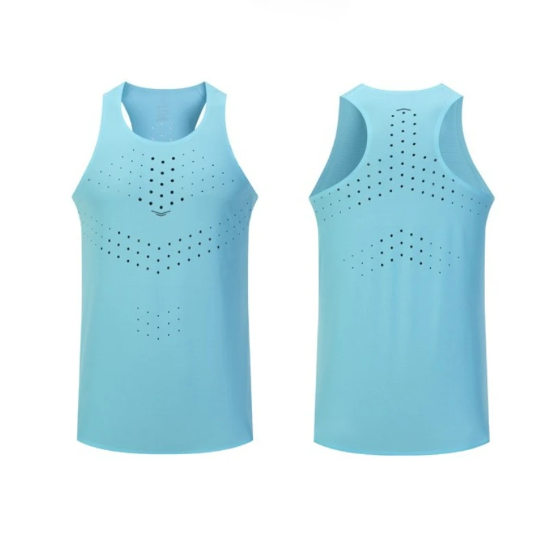Men's Ultra-Light Quick-Dry Running Vest Summer Breathable Top for Marathon Athletics Gym Training Fitness Workout Apparel