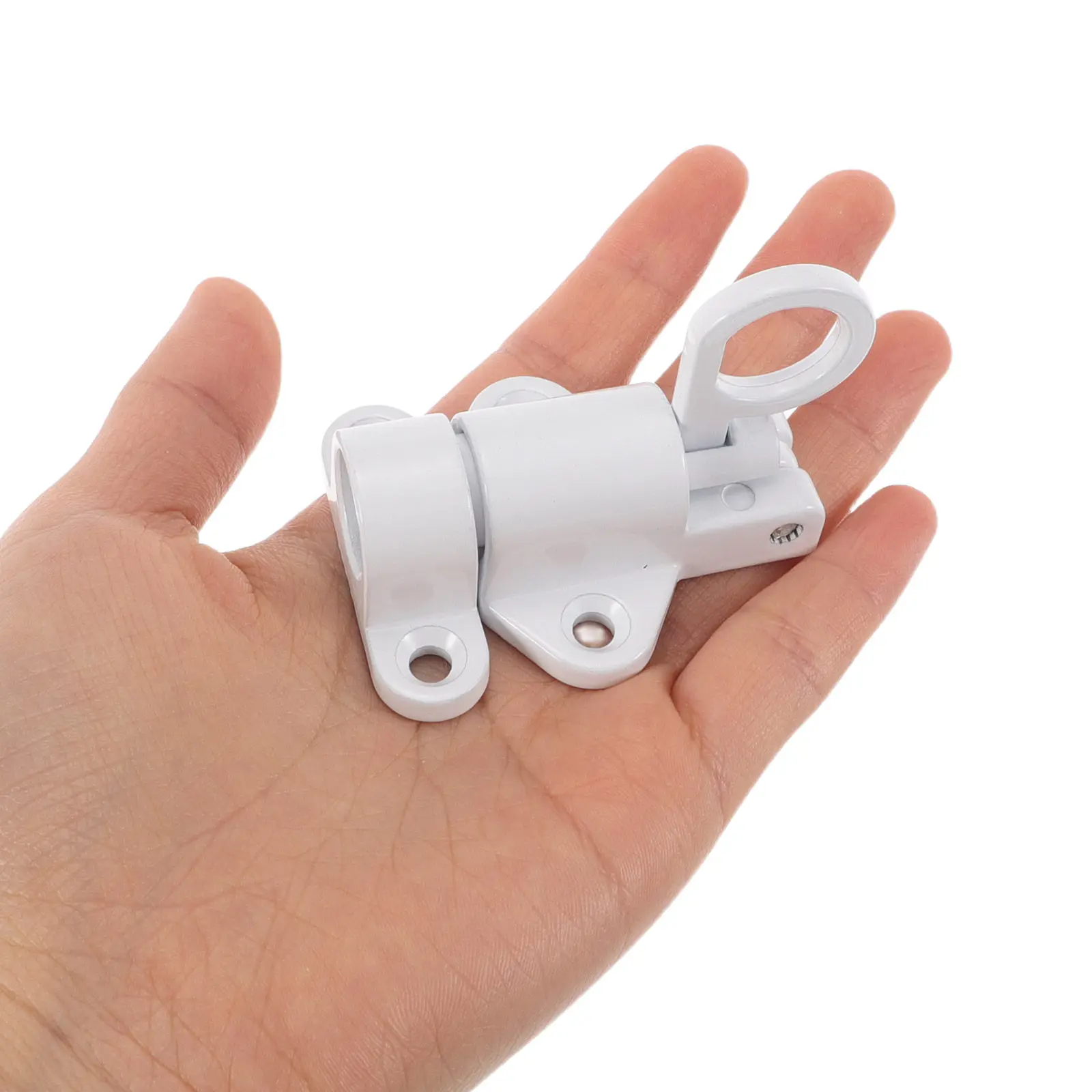 

1 пара прочных самозащелкивающихся замков из алюминиевого сплава для дверей и окон, быстрый монтаж, безопасный болт, надежная фурнитура для надежного закрывания