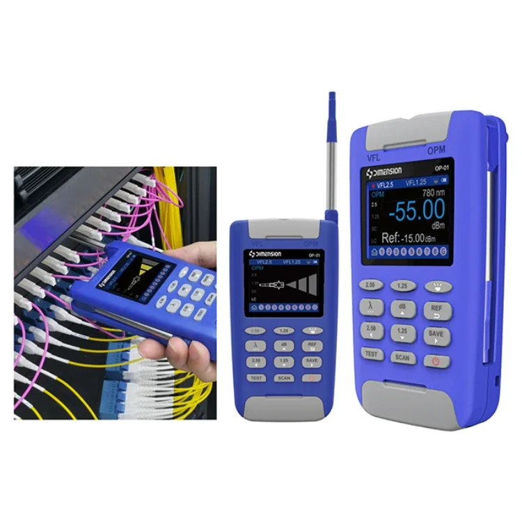 Non contact optical detection equipment multi-function tester for VFL power meter network cable RJ45 line finder OPM