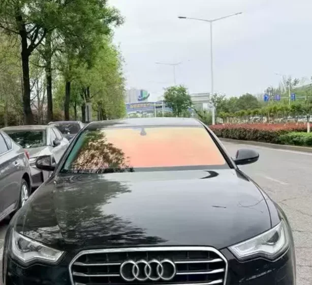 Ghost Rose Chameleon Car Windshield Tint Iridescent Color Shift Window Film Anti UV Decorative Solar Film