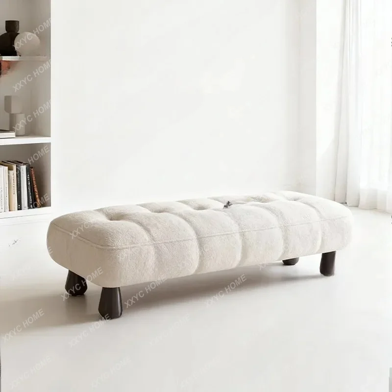 Sail Stool Clothing Store Lamb Fleece Sofa Stool Cloakroom Bedroom Sail Bench