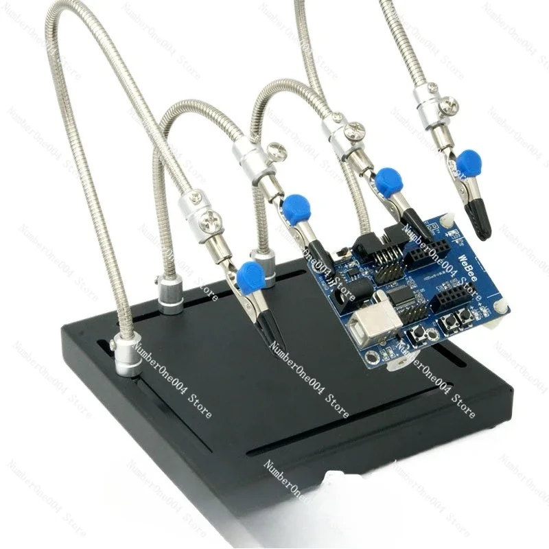 Alligator Clip Serpentine Tube Electronic Manufacturing Repair Circuit Board Repair PCB Video Game Fixture Solder Stand Bracket