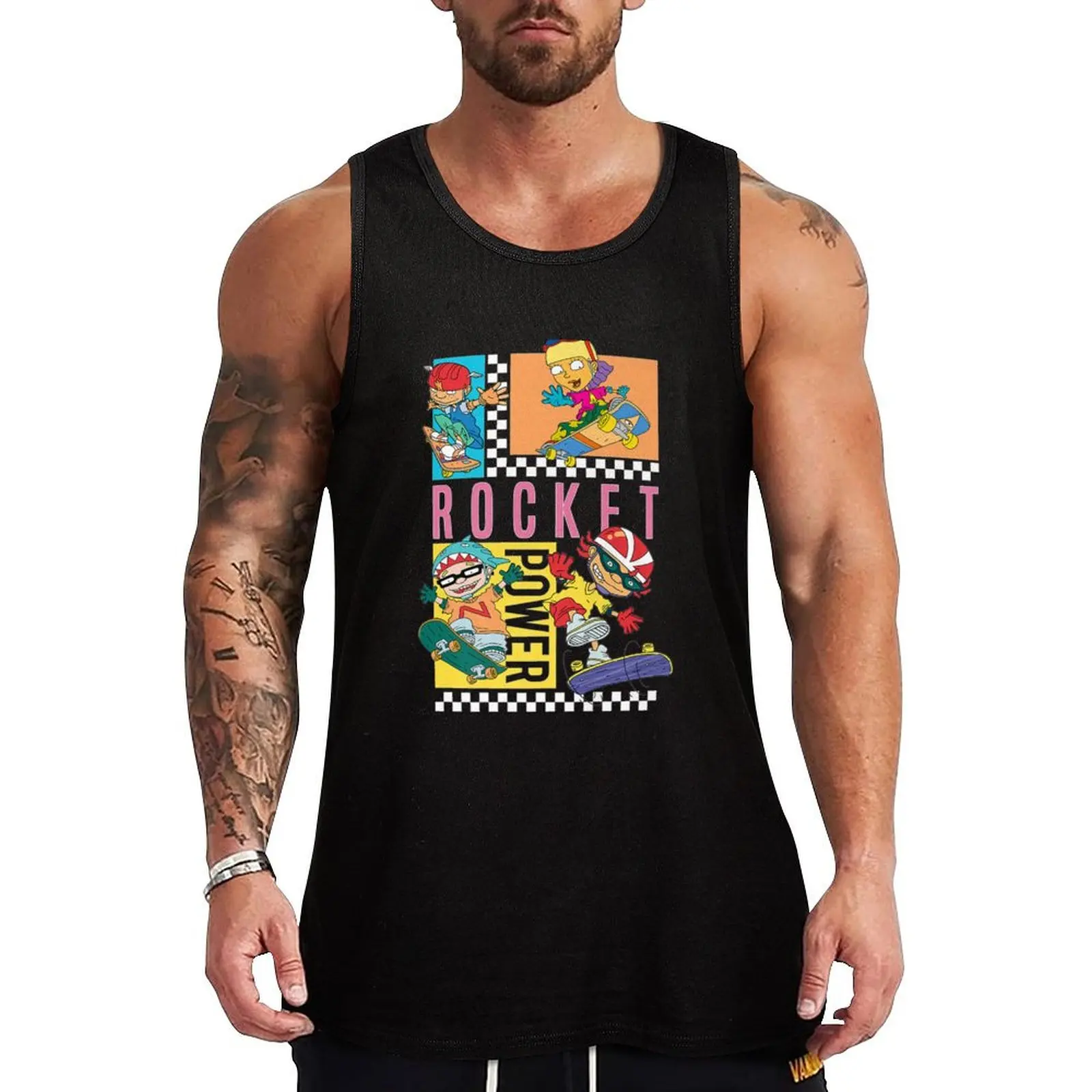 

Kids Power Grid Design For Men And Women Tank Top clothing men gym accessories men gym t-shirts