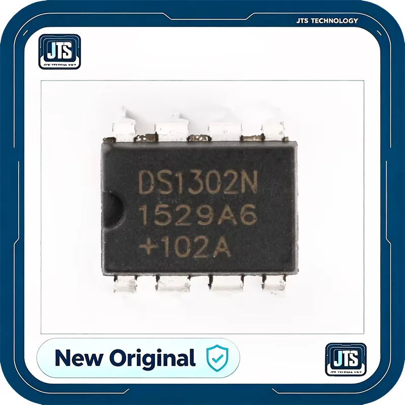 100% Original New DS1302N IC RTC CLK CALENDAR SER 8DIP Electronic Components DS1302N