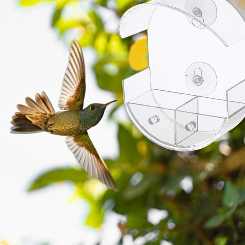 

Suction Cup Bird Feeders Durability Bird Feeders Bird Watching Birdhouse with Strong Suction Cup Support