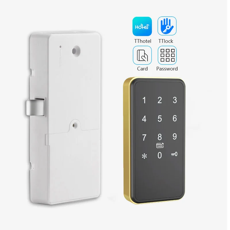 Digital smart lock door wifi TTlock App bluetooth lock for cabinets/ lockers/ drawers