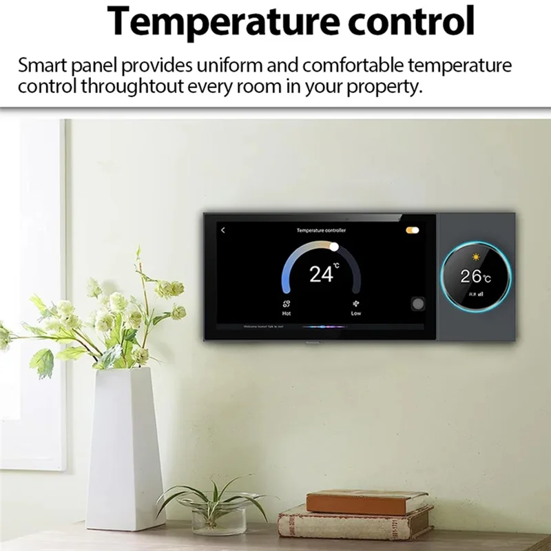 Tuya Panel Control Wifi Zigbee Devices Tuya Zigbee Gateway Build In 6 Inch Nspanel Tuya Smart Home Control Panel-TCES
