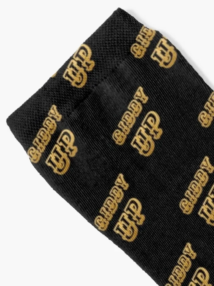 Giddy Up (Gold) - Socks compression set Boy Socks Women's