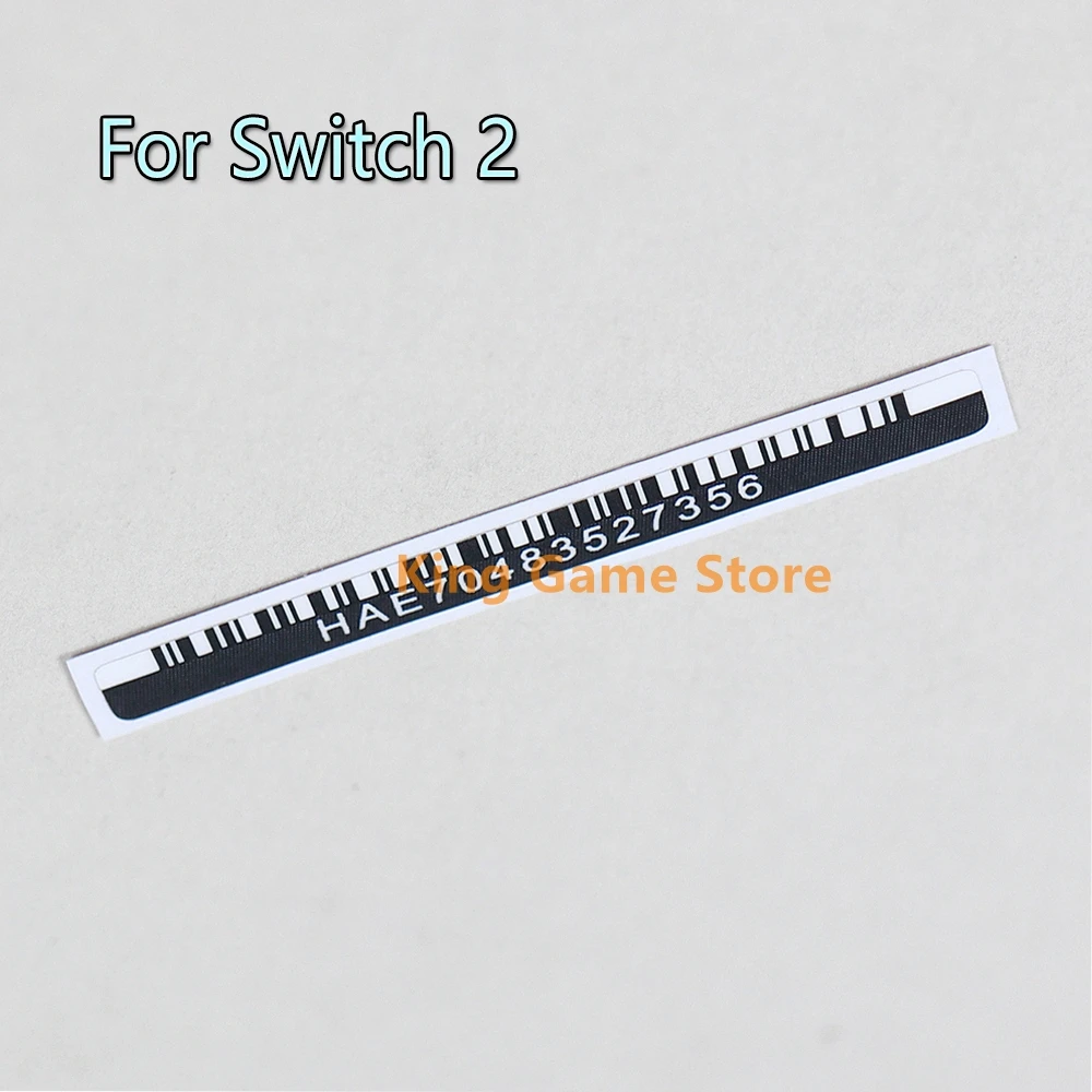 2/5PCS Für Nintend Schalter 2 Spielkonsole Aufkleber Seriennummer aufkleber für Schalter 2 Konsole Zurück Label Aufkleber ersetzen