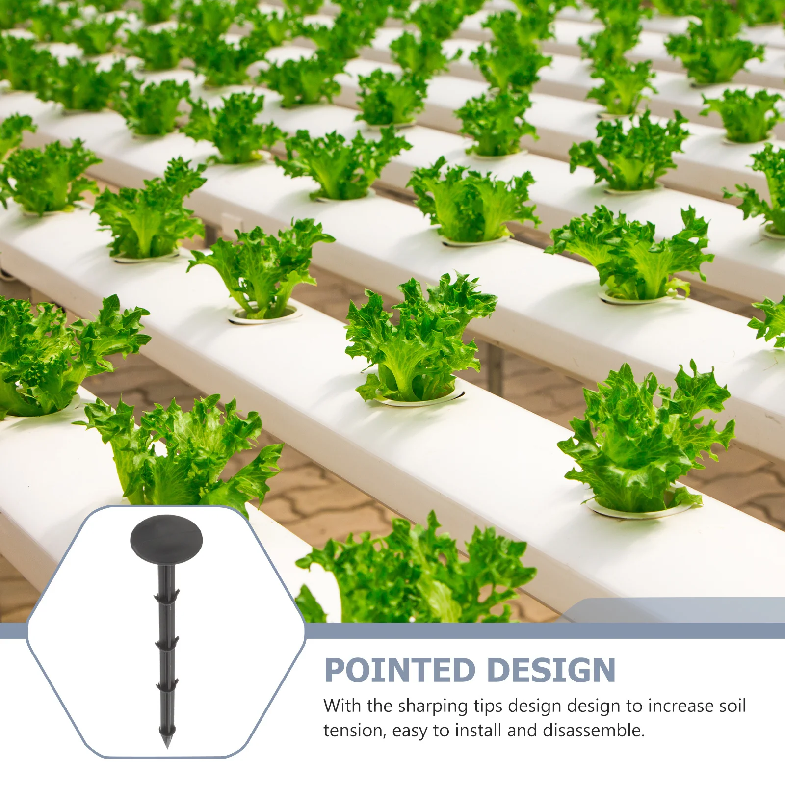 

20Pcs Gardening Stakes Sharp Angle Spike for Outdoor Lawn Garden Fabric Fixing Ground Cloth Staples Stakes for Gardening