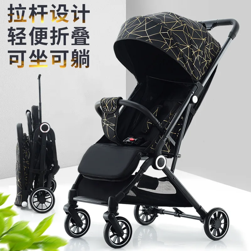 El Cochecito Puede Sentarse Y Acostarse, Cochecito Infantil Ligero Y Plegable Que Absorbe Los Golpes — -50%, 52.03€ Coupon, from 49.99€ – 50% descuento – €49.99