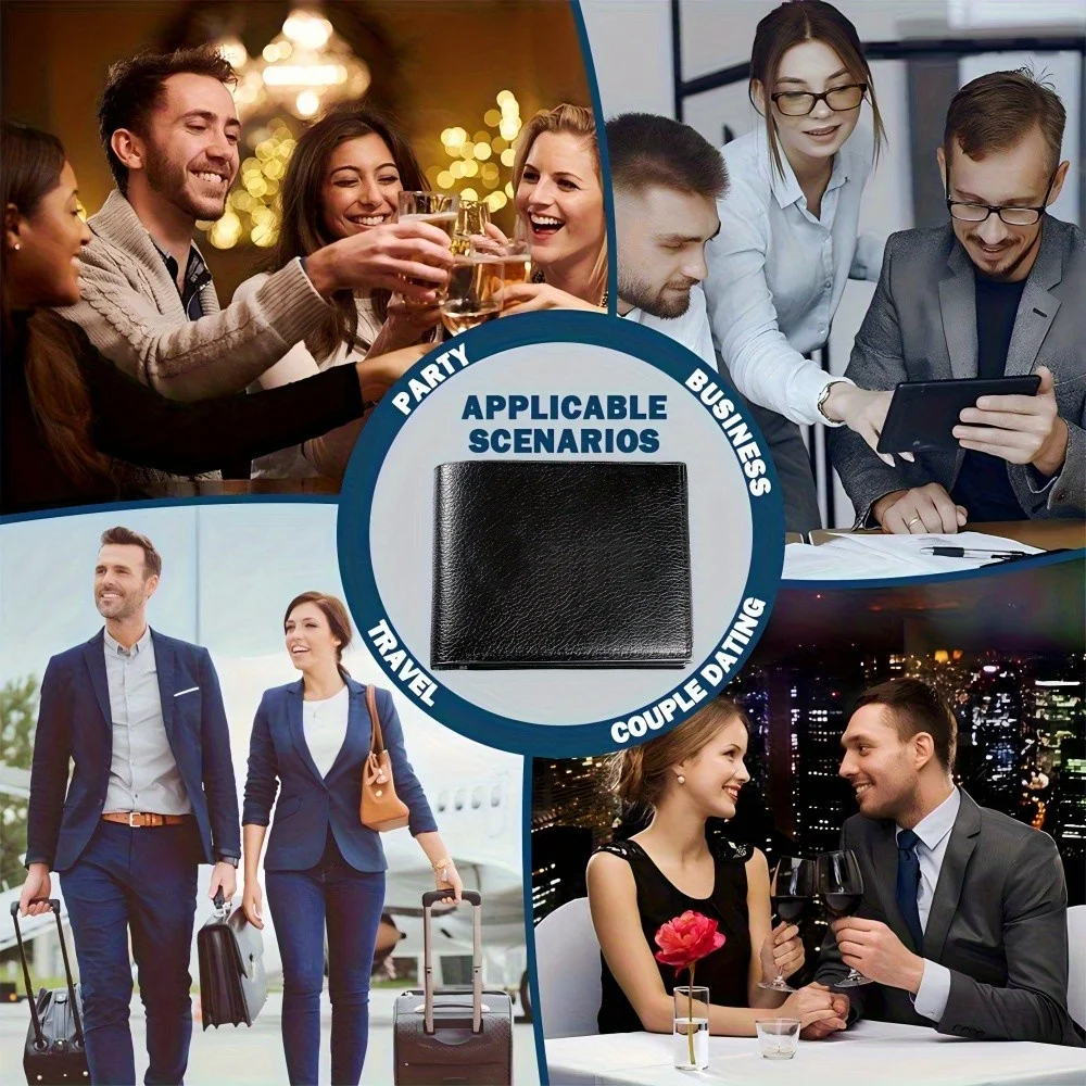 محفظة الماسونية الذهبية والبوصلات: الإيمان والأمل والصدفة. محفظة رجال الأعمال كاجوال أنيقة وبسيطة وعملية ذات جودة عالية