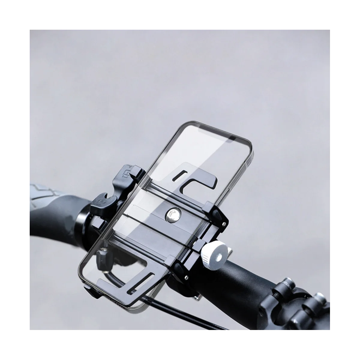 Telefon halter Motorrad Elektro fahrrad Smartphone CNC Aluminium legierung Halterung fünf Krallen mechanische Fahrrad Telefon halter