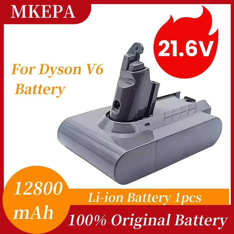 100% Original 21.6V 2.8Ah-12.8Ah Li-ion Battery for V6 DC58 DC59 DC62 DC74 SV09 SV07 SV03 965874-02 Vacuum Cleaner Battery L30