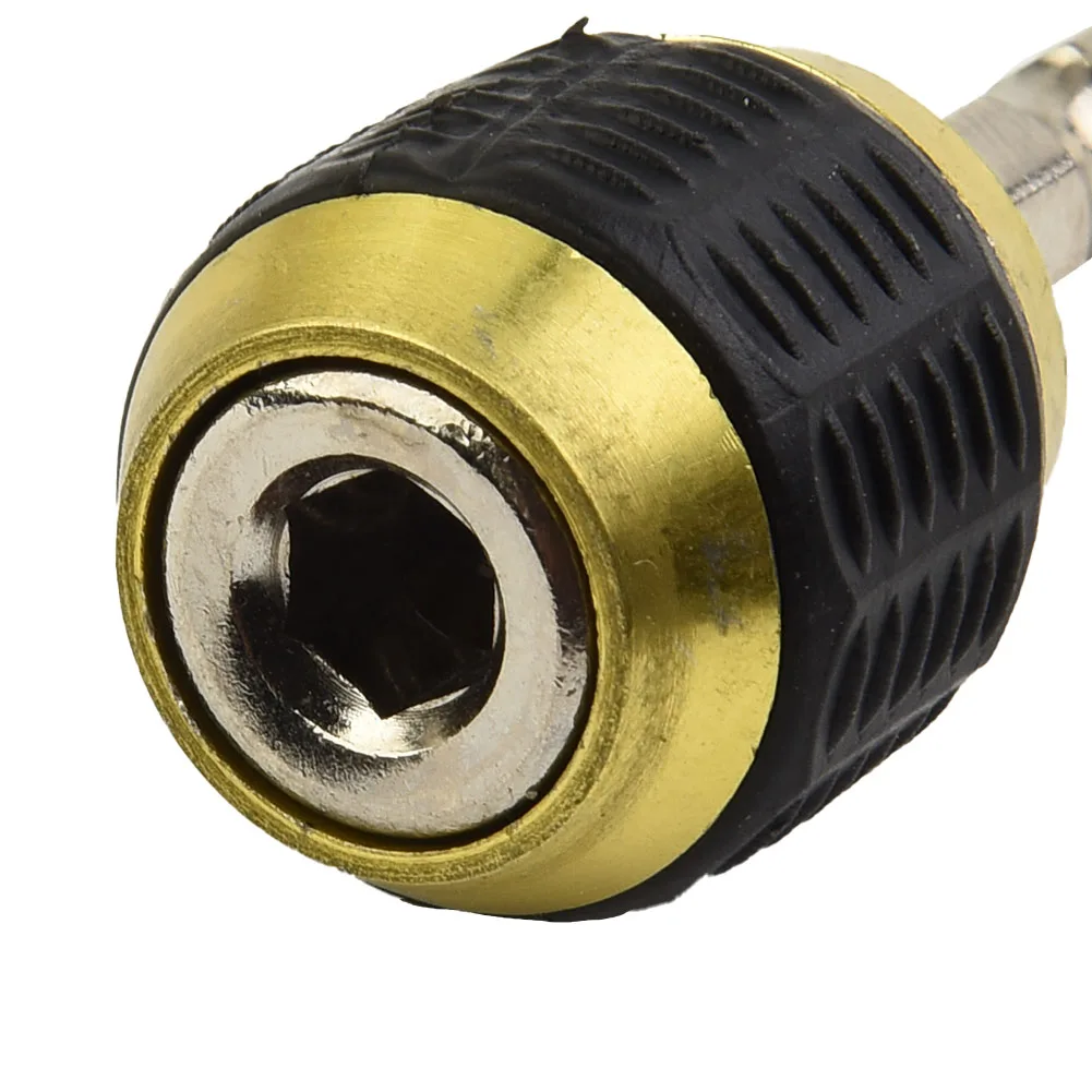 หัวแปลงเชื่อมเร็วด้าม1/4inhex 50มม. Mata Bor อะแดปเตอร์เปลี่ยนเร็วแม่เหล็กลึกข้อต่อไขควงอะแดปเตอร์เปลี่ยนเร็ว