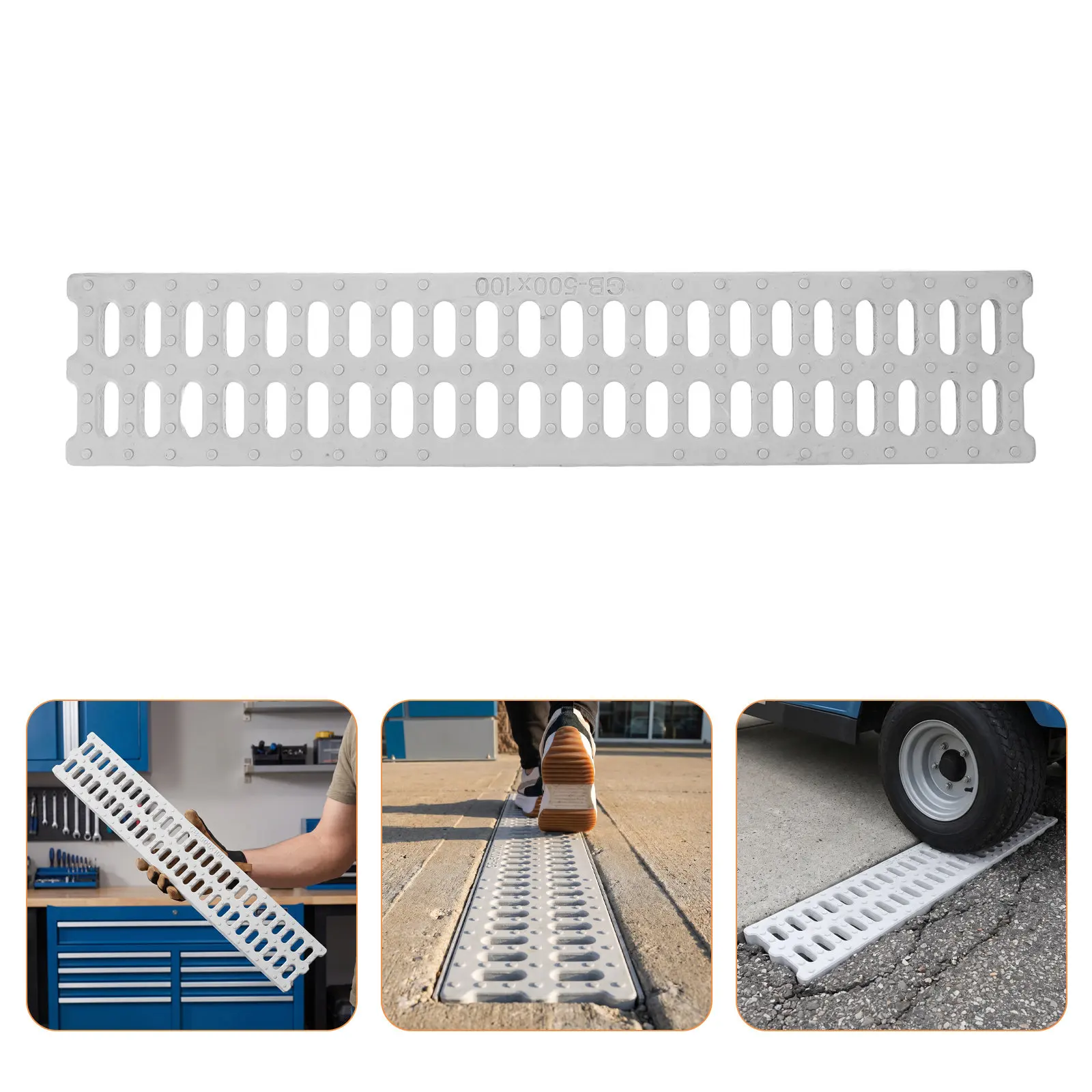 Garage Floor Drain Grate Drainage Grill Cover Channel Accessories Driveway Trench