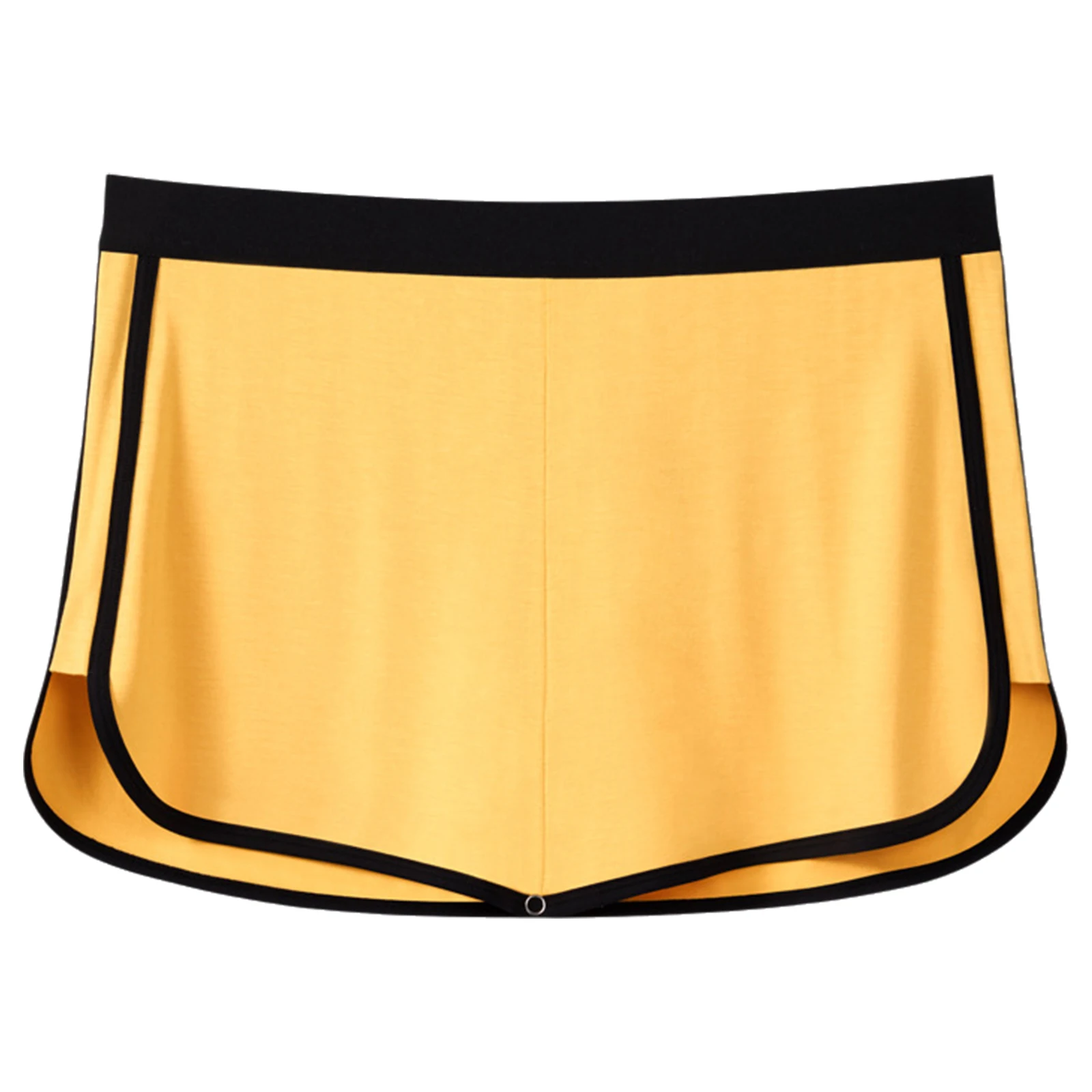 الرجال زر واحد على المنشعب سراويل بوكسر المدمج في ملخصات كولوتيس الملابس الداخلية ملابس خاصة الشاطئ تنوعا الملابس الداخلية لينة مجلس السراويل