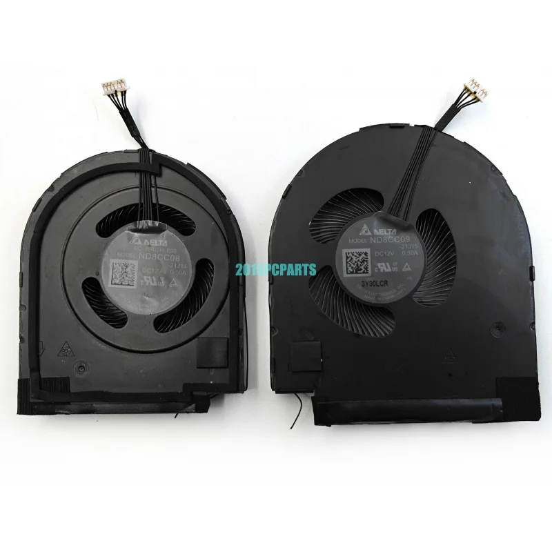 

L+ New for Lenovo Thinkpad P16 Gen 1 CPU & GPU Cooling Fan 12V ND8CC08-21J14 ND8CC09-21