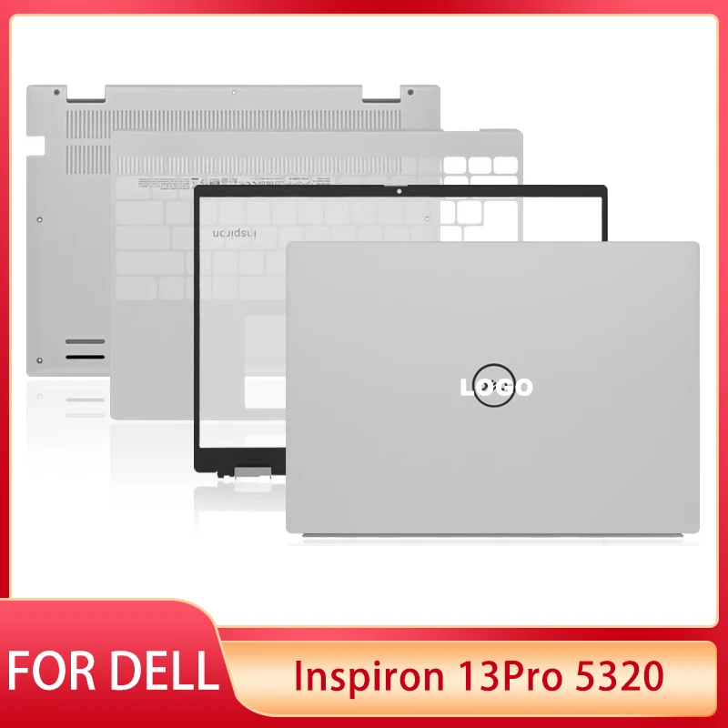 

New For DELL Inspiron 13Pro 5320 5325 Laptop Screen LCD Back Cover Palrmest Bottom Base Case Silver