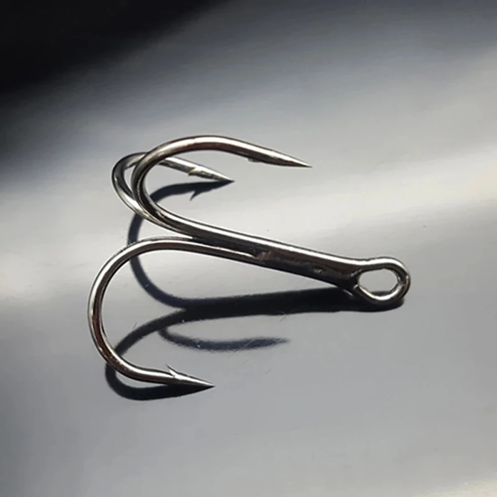 

Fishing Tackle Fishing Accessories Silver Sharpened Storage Box 2/4/6/8/10 Barbed Fishhook Treble Fishing Hook Fishhooks